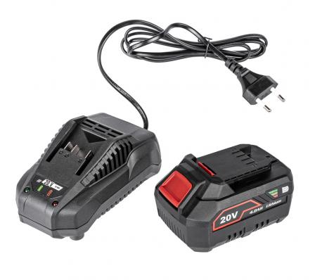 szlifierka kątowa cedrus power+ ag125li-set z baterią i ładowarką w walizce