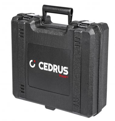 szlifierka kątowa cedrus power+ ag125li-set z baterią i ładowarką w walizce