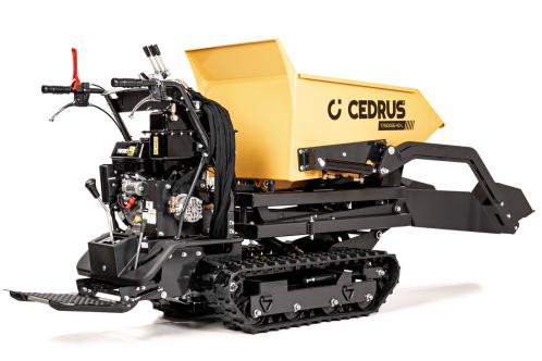 transporter spalinowy cedrus gąsienicowy górnego wysypu z ładowaczem tr500ge-hd-l