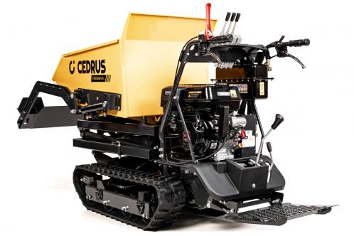 transporter spalinowy cedrus gąsienicowy górnego wysypu z ładowaczem tr500ge-hd-l