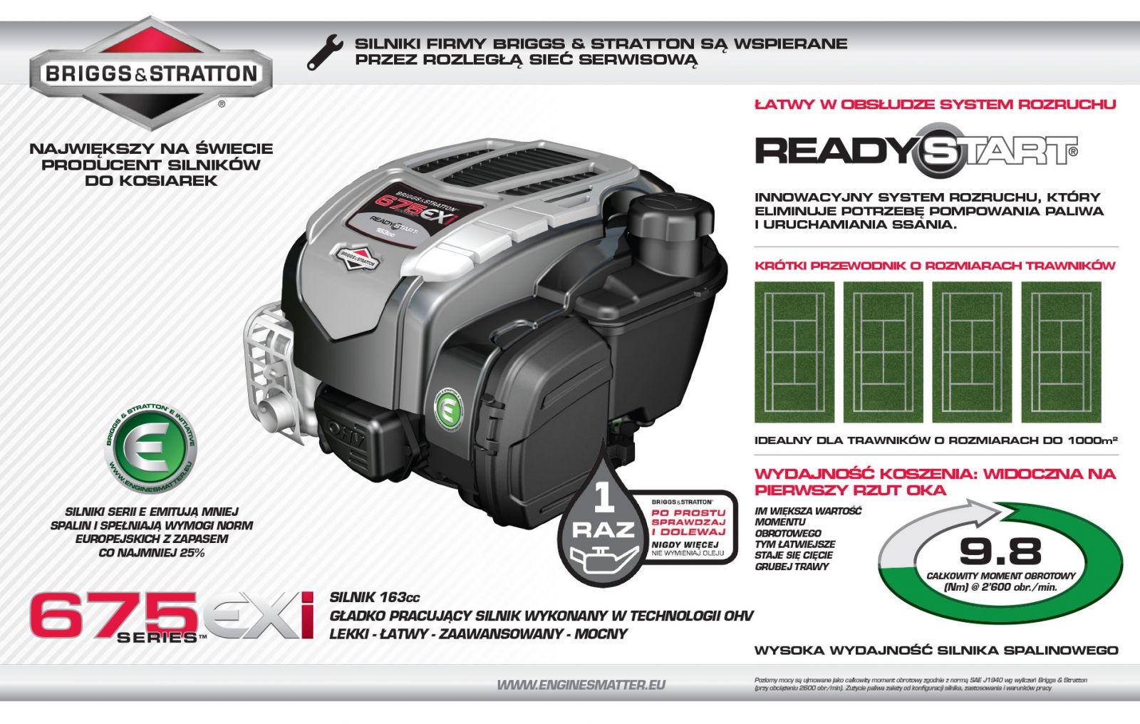 briggs and stratton silniki sprzęt, silniki do kosiarek