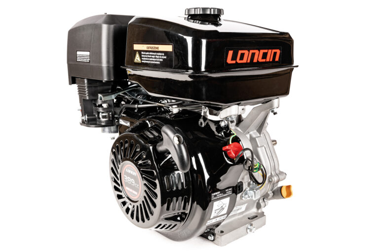 Silnik Loncin G390F-L wał poziomy 22,2 mm / 105 mm stożek