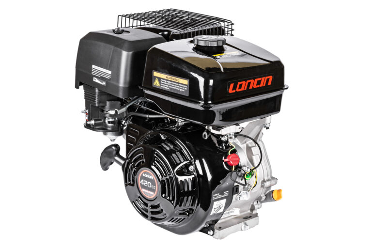 Silnik Loncin G420F-A wał poziomy 25 mm / 60 mm