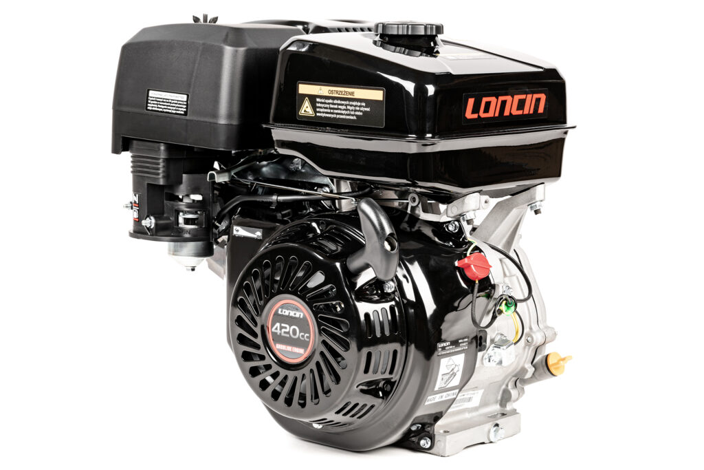 Silnik Loncin G420F-L wał poziomy stożek 22,2 mm / 110 mm
