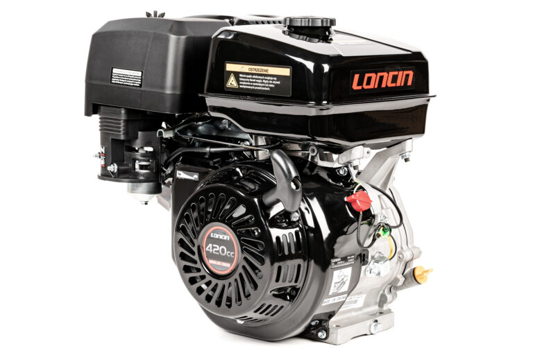 Silnik Loncin G420F-L wał poziomy stożek 22,2 mm / 110 mm