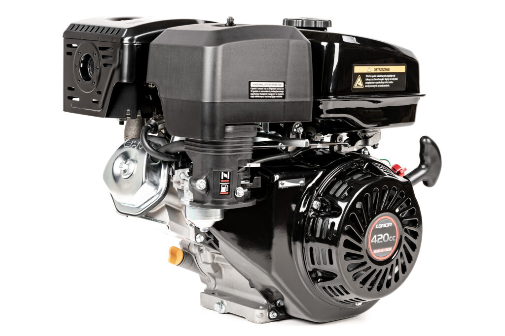 Silnik Loncin G420F-L wał poziomy stożek 22,2 mm / 110 mm 2