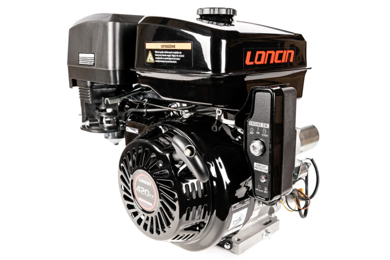 Silnik Loncin G420FD-I wał poziomy 25.4 mm / 88,5 mm