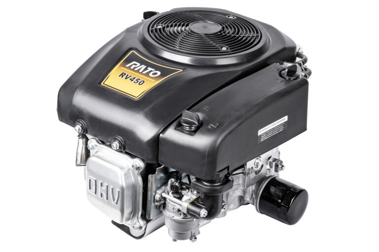 Silnik Rato RV450D wał pionowy 25.4 mm / 80 mm z tłumikiem