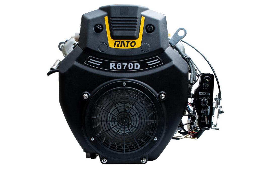 Silnik Rato R670 wał poziomy 25,4 mm / 72 mm