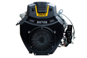 Silnik Rato R670 wał poziomy 25,4 mm / 72 mm